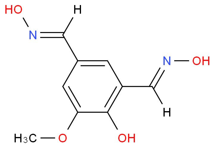 1,3-Benzenedicarboxaldehyde,4-hydroxy-5-methoxy-, 1,3-dioxime  