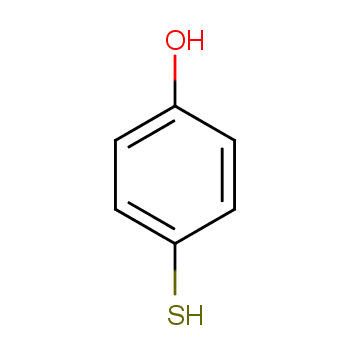 4-羟基苯硫酚化学结构式