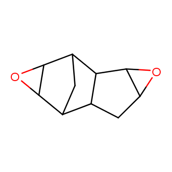 二环戊二烯环氧化物化学结构式
