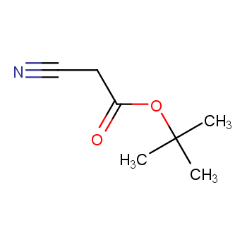 氰乙酸叔丁酯化学结构式