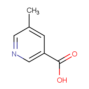 5-Methylnicotinic acid structure