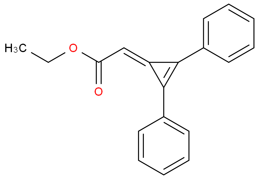 2-(2,3-diphenyl-1-cycloprop-2-enylidene)acetic acid ethyl ester