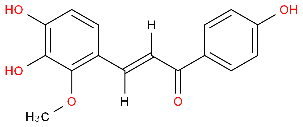 (E)-3-(3,4-dihydroxy-2-methoxyphenyl)-1-(4-hydroxyphenyl)prop-2-en-1-one