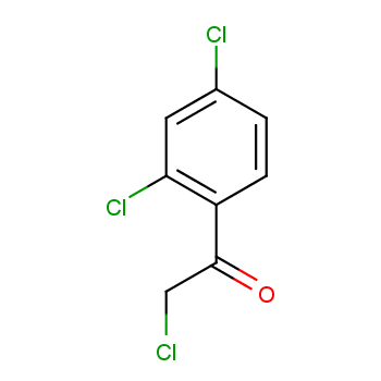 2,2',4'-三氯苯乙酮化学结构式