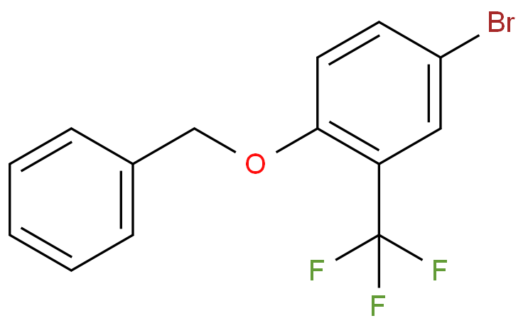 4-溴-2-三氟甲基苯苄醚化学结构式