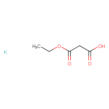 丙二酸单乙酯钾盐化学结构式