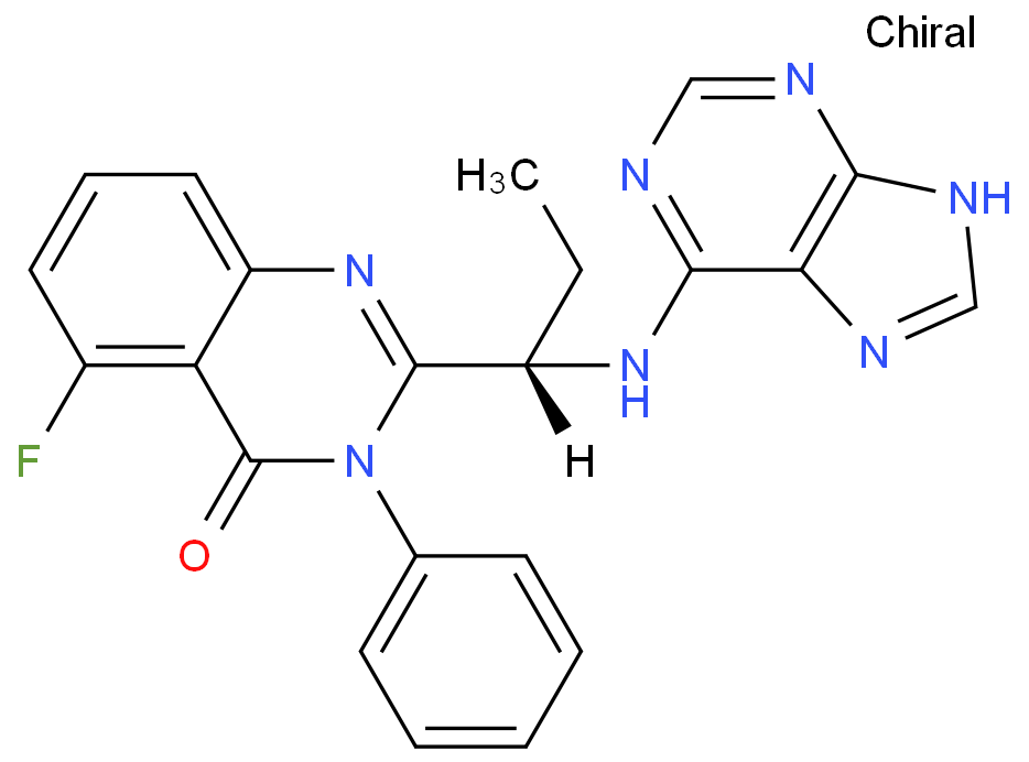 艾代拉利司化学结构式