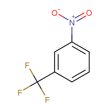 间硝基三氟甲苯化学结构式