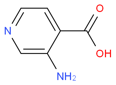 3-氨基-4-吡啶羧酸化学结构式