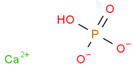 Calcium phosphate dibasic; 7757-93-9 structural formula