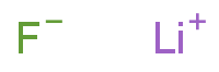 氟化锂化学结构式