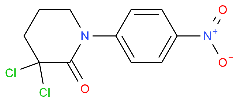 3,3-二氯-1-(4-硝基苯基)-2-哌啶酮/881386-01-2