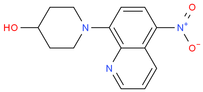 1-(5-Nitroquinolin-8-yl)piperidin-4-ol;4-Hydroxy-1-(5-Nitroquinolin-8-yl)piperidine