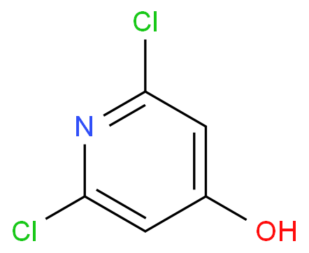 2,6-二氯-4-羟基吡啶化学结构式