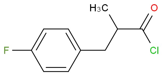 3-(4-Fluorophenyl)-2-methylpropanoyl chloride
