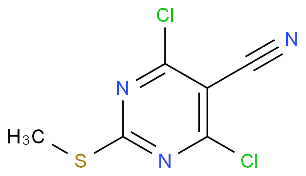 4,6-二氯-2-甲硫基-5-氰基嘧啶 CAS号:33097-13-1 现货优势供应 科研产品