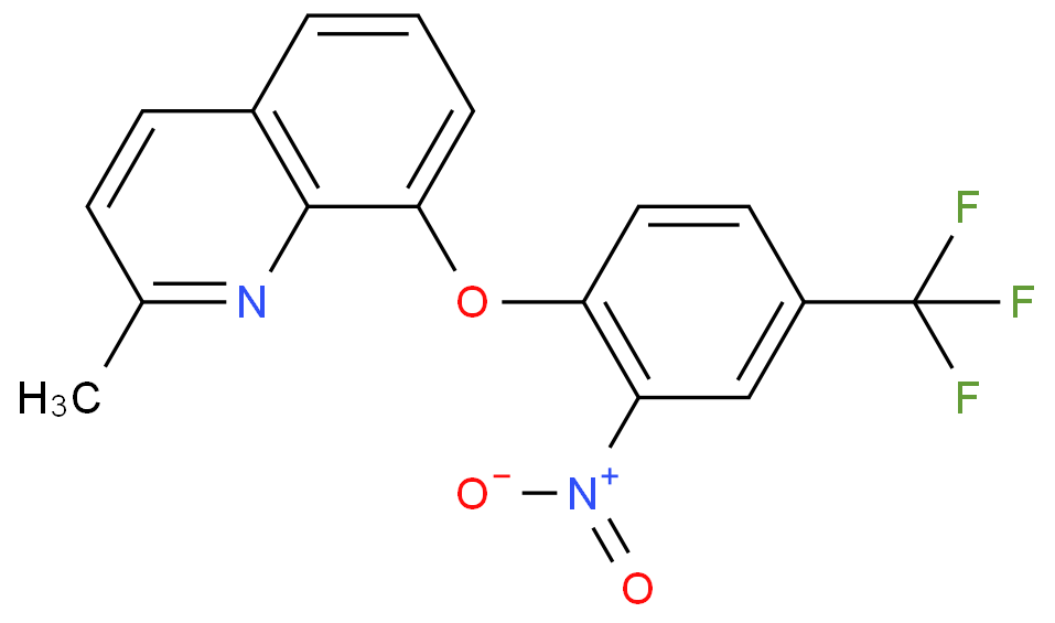 2-methyl-8-[2-nitro-4-(trifluoromethyl)phenoxy]quinoline