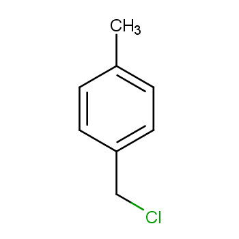 4-甲基氯苄化学结构式