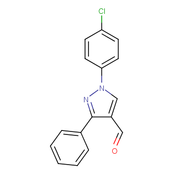 1-(4-CHLOROPHENYL)-3-PHENYL-1H-PYRAZOLE-4-CARBALDEHYDE