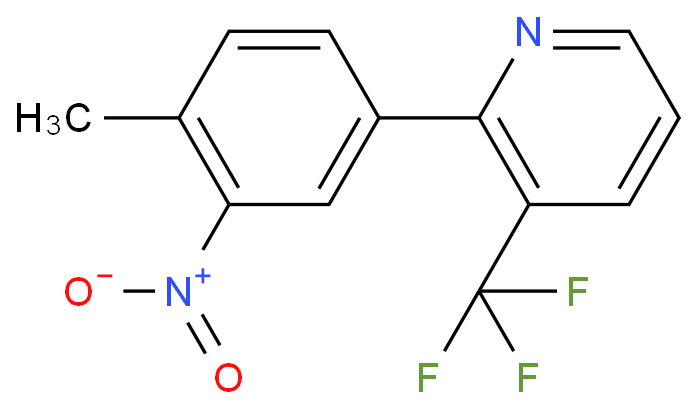 2-(4-METHYL-3-NITROPHENYL)-3-(TRIFLUOROMETHYL)PYRIDINE