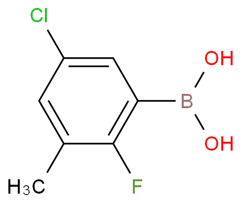 5-CHLORO-2-FLUORO-3-METHYLPHENYLBORONIC&