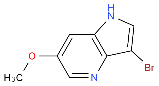 3-溴-6-甲氧基-1H-吡咯并[3,2-b]吡啶