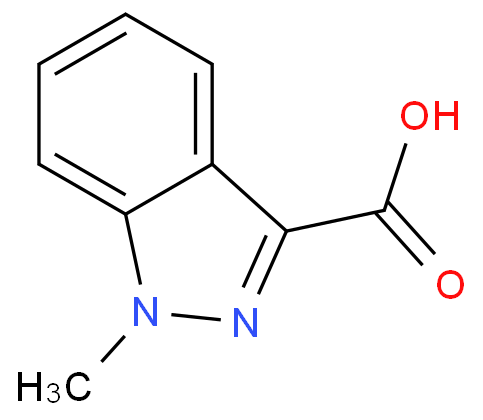 1-Methylindazole-3-carboxylic acid structure