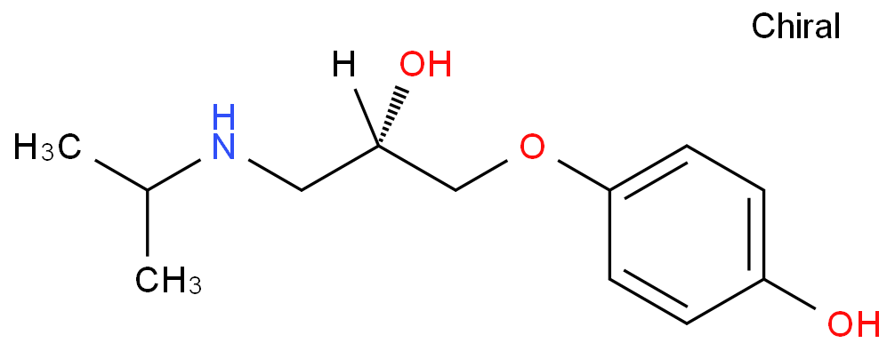 4-[(2S)-2-hydroxy-3-(propan-2-ylamino)propoxy]phenol