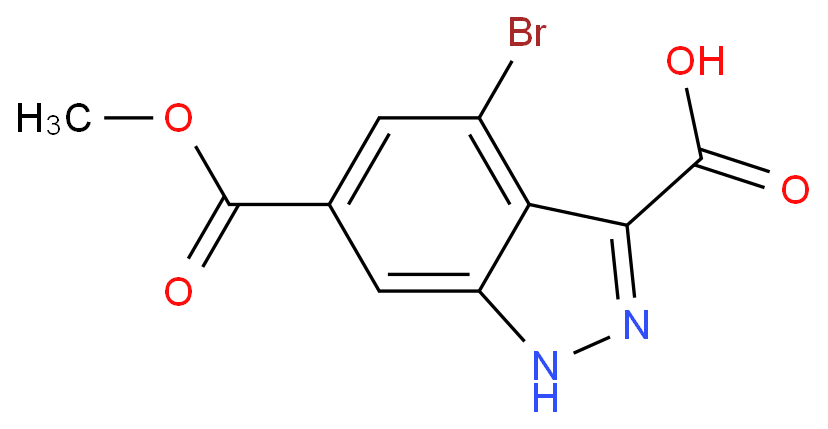 4-BROMO-6-METHYLCARBOXYLATE-1H-INDAZOLE-3-CARBOXYLIC ACID