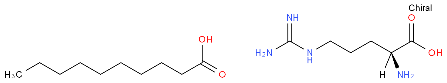 (2S)-2-amino-5-(diaminomethylideneamino)pentanoic acid;decanoic acid