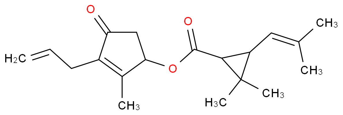右旋烯丙菊酯化学结构式