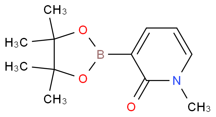 1-甲基-3-(4,4,5,5-四甲基-1,3,2-二氧硼杂环戊烷-2-基)吡啶-2(1H)-酮CAS:1314140-