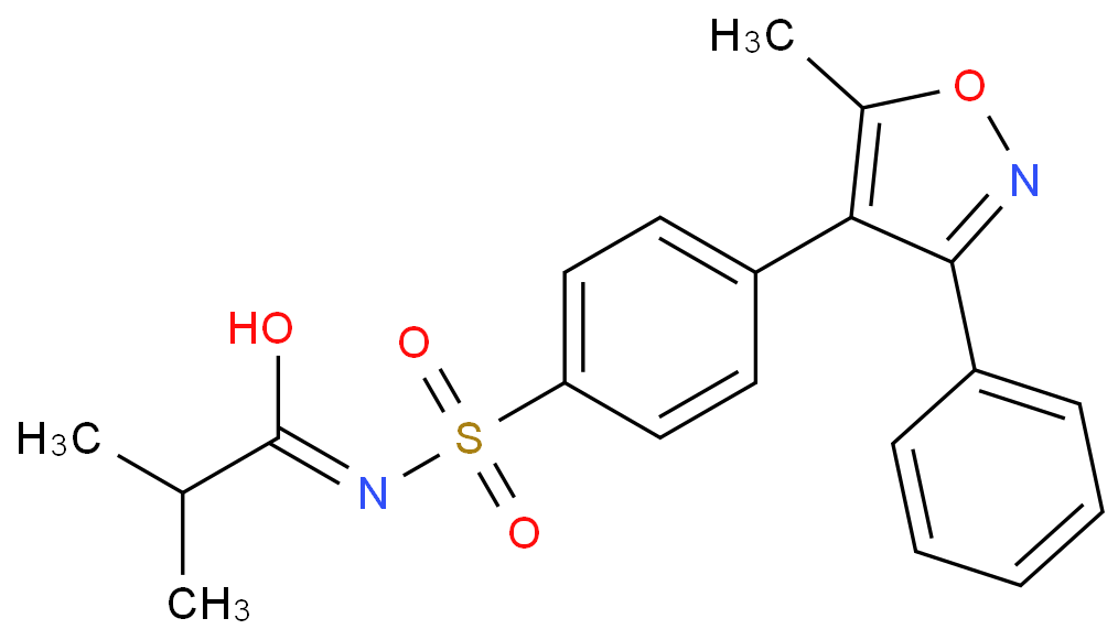 2-methyl-N-[4-(5-methyl-3-phenyl-1,2-oxazol-4-yl)phenyl]sulfonylpropanamide