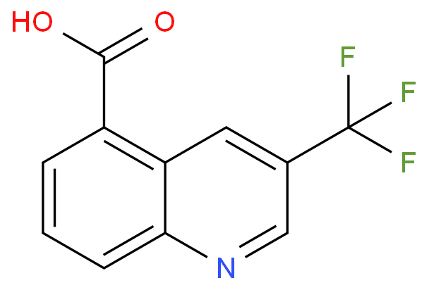 3-(三氟甲基)喹啉-5-羧酸CAS号1841081-82-0(科研试剂/现货供应,质量保证)