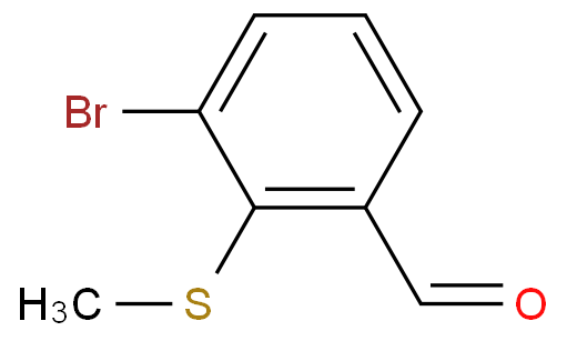 3-Bromo-2-(methylsulfanyl)benzaldehyde