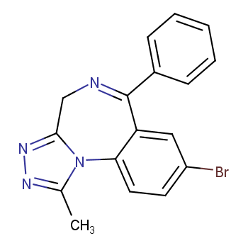Bromazolam; 71368-80-4 structural formula