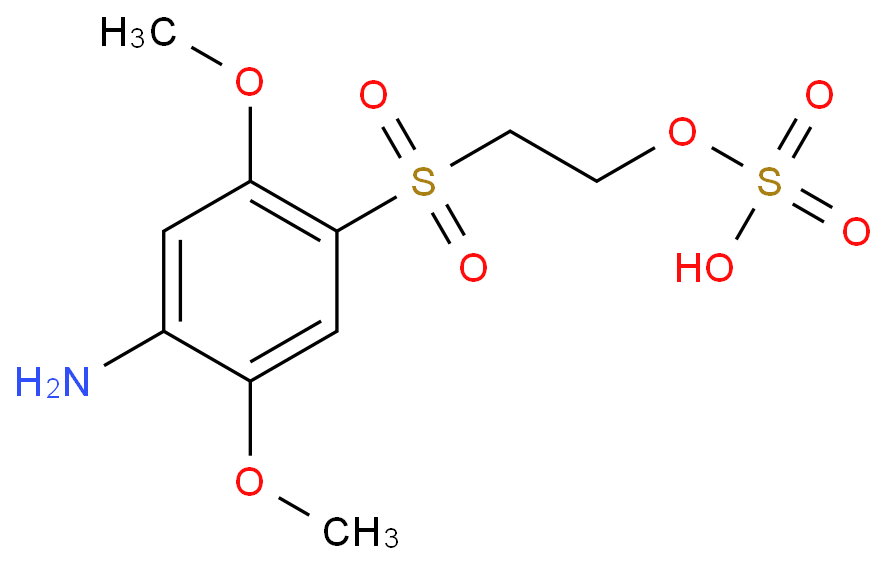 Ethanol,2-[(4-amino-2,5-dimethoxyphenyl)sulfonyl]-, 1-(hydrogen sulfate)  