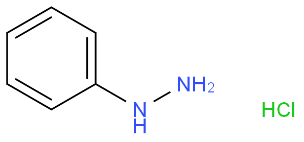 苯肼盐酸盐化学结构式