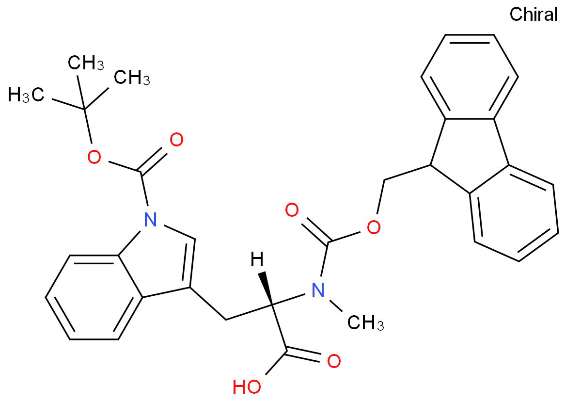 N-芴甲氧羰基-N-甲基-N-IN-叔丁氧羰基-L-色氨酸 CAS号:197632-75-0科研及生产专用 高校及研究所支持货到付款