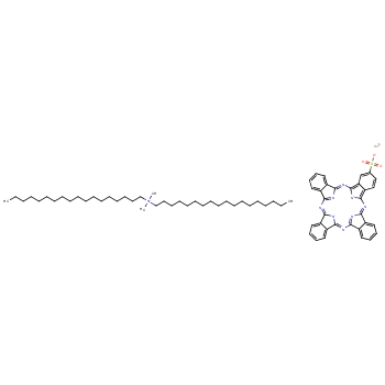 N,N-Dimethyl-N-octadecyl-1-octadecanaminium-(Sp-4-2)-[29H,31H-phthalocyanine-2- sulfonato-N29,N30,N31,N32]cuprate