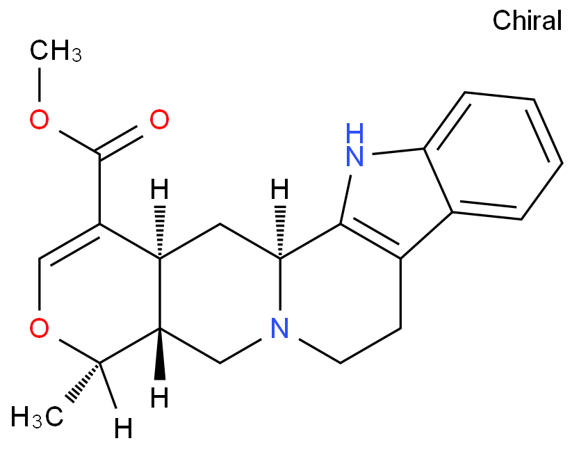 萝巴新化学结构式
