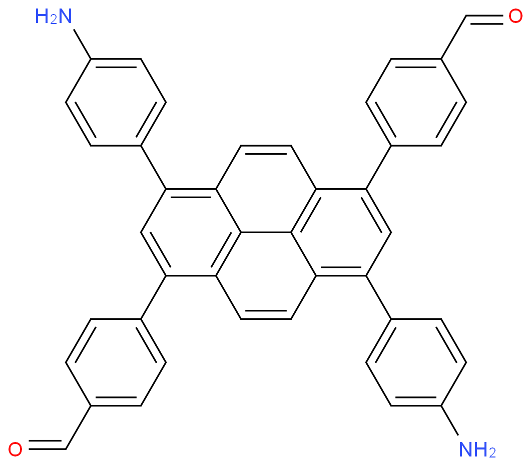 4,4'-(3,8-双(4-氨基苯基)芘-1,6-二基)二苯甲醛/2375652-84-7