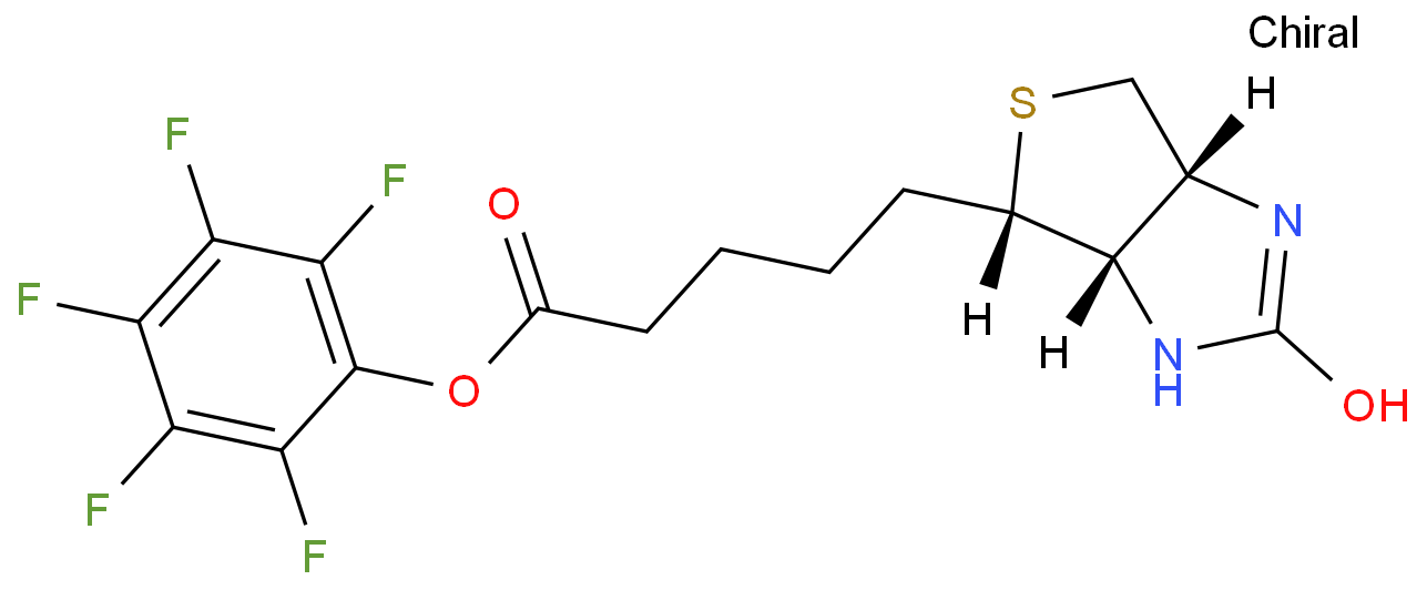 五氟苯酚生物素酯化学结构式