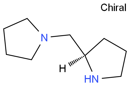 (R)-(-)-1-(2-吡咯烷基甲基)吡咯烷CAS号60419-23-0；（自有实验室，优势产品常备库存，质量保证）