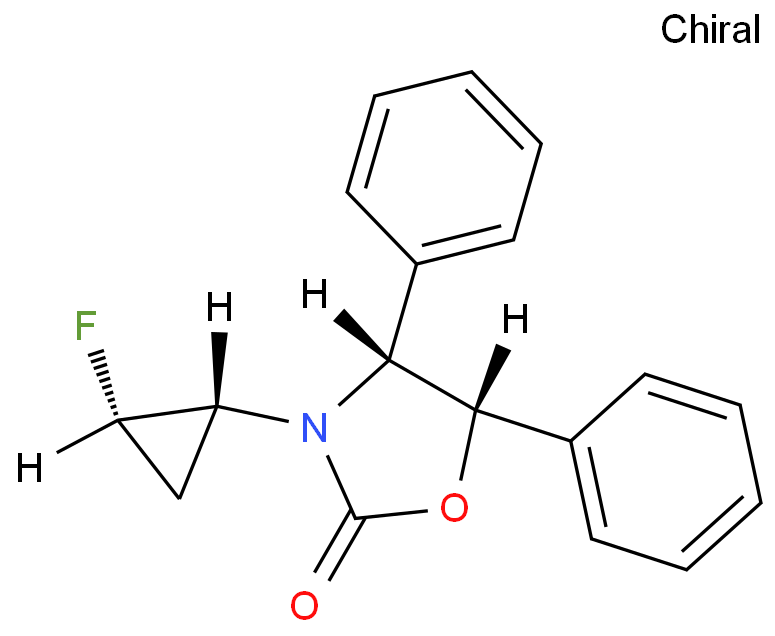 (4R,5S)-3-[(1R,2S)-2-fluorocyclopropyl]-4,5-diphenyl-2-oxazolidinone