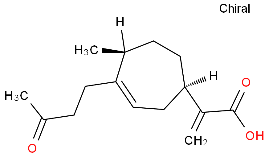 (1R-顺式)-5-甲基-alpha-亚甲基-4-(3-氧代丁基)-3-环庚烯-1-乙酸价格, 4-Oxobedfordiaic acid对照品, CAS号:68799-38-2