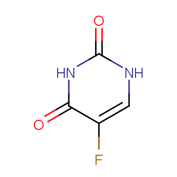 5-Fluorouracil structure