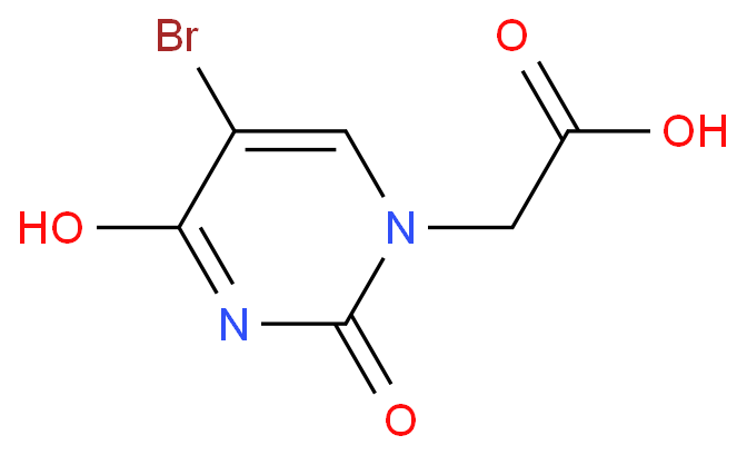 2-(5-溴-2,4-二氧代-1,2,3,4-四氢嘧啶-1-基)乙酸CAS号31385-63-4；科研试剂