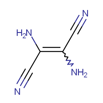 二氨基马来腈化学结构式