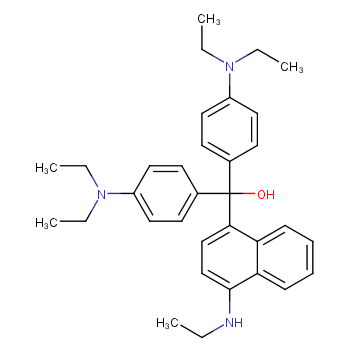 bis[4-(diethylamino)phenyl]-[4-(ethylamino)naphthalen-1-yl]methanol